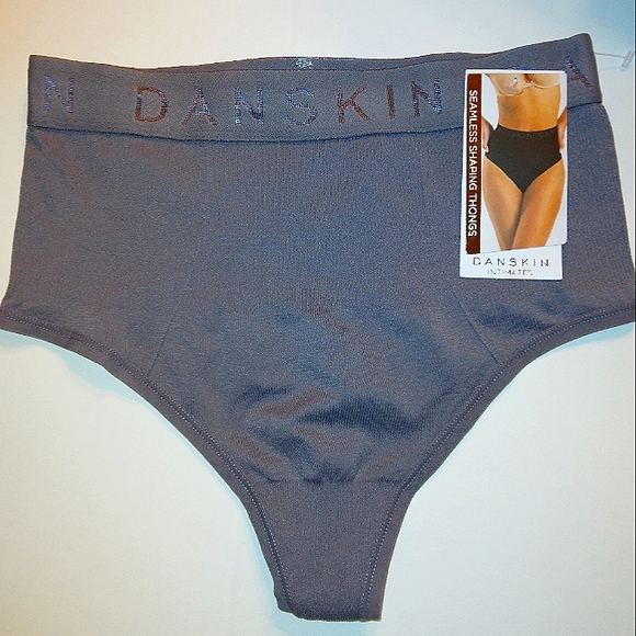 NWT DANSKIN INTIMATES~High Waist Seamless Shaping Thong- Large - Picture 1 of 11